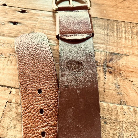 Wide 2” Ralph Lauren Leather Belt - Picture 7 of 9